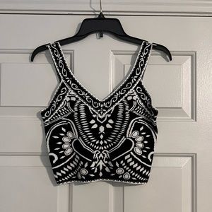 Express Sweater Crop Top